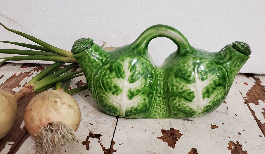 Vintage Green Cabbage Dish | Vintage Character