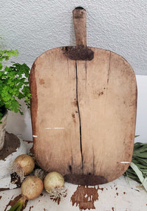 Authentic Antique Small Turkish Bread Board | Vintage Character